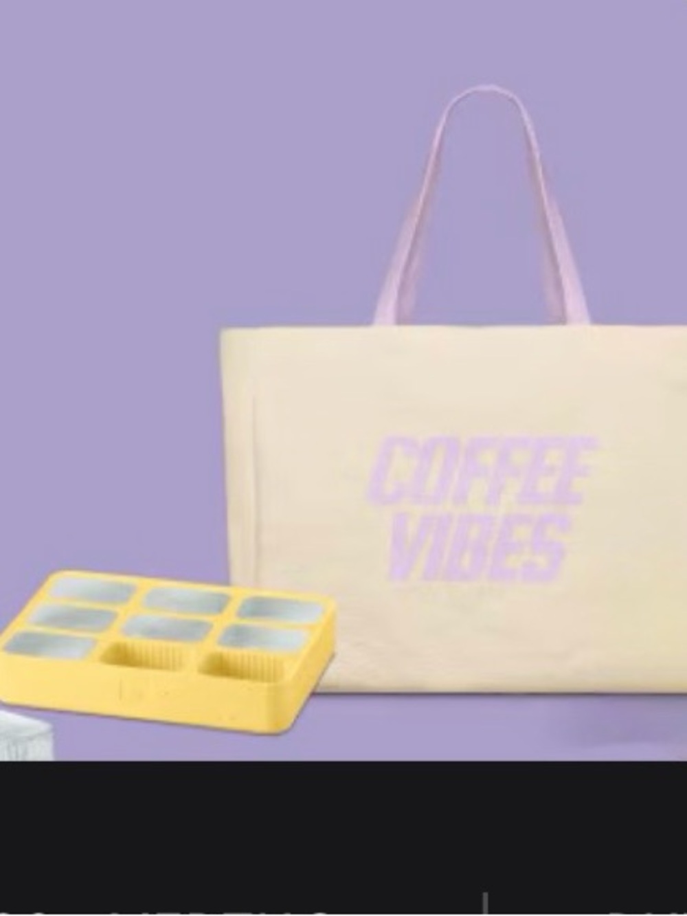 Nespresso Barista Collection bundle - ice tray & tote bag
